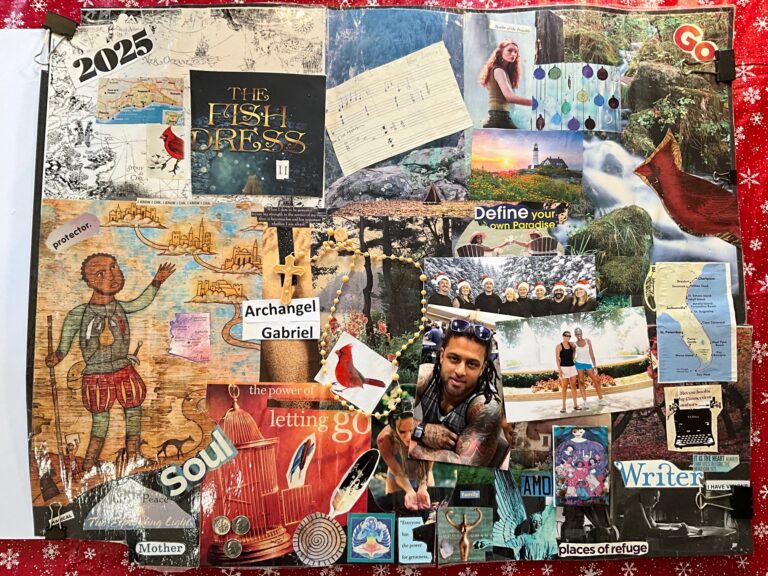 photo of Carol's vision board
